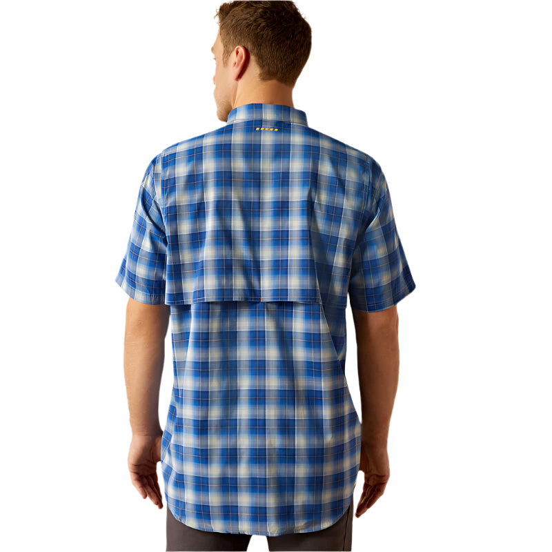 Men's Ariat Rebar Made Tough Vent TEK DuraStretch Work Shirt 10058537 - Crazy House Western Wear