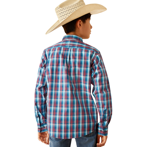 Boy's Ariat Pro Series Smith Classic Fit Shirt 10058707 - Crazy House Western Wear