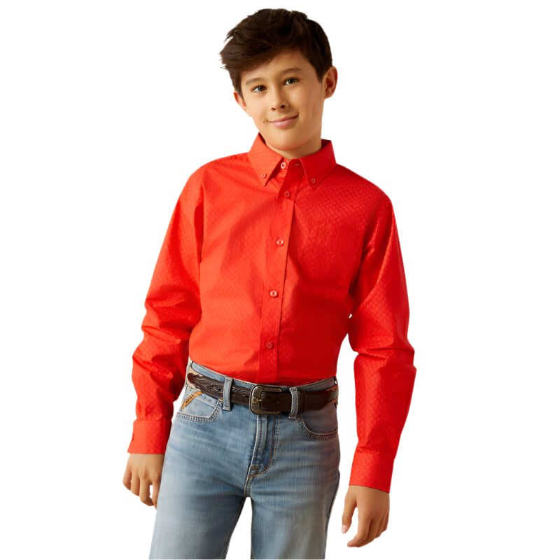 Boy's Ariat Waylen Classic Fit Shirt 10058724 - Crazy House Western Wear