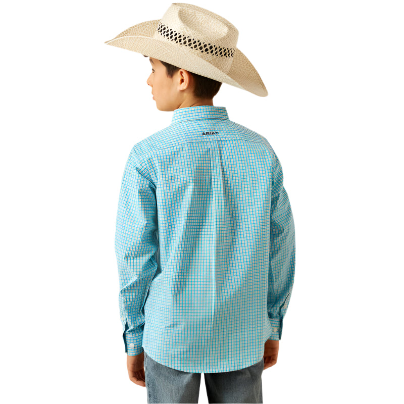 Boy's Ariat Pro Series Wilmer Classic Fit Shirt 10058726 - Crazy House Western Wear