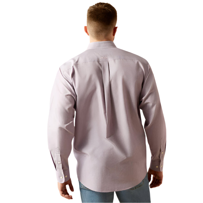 Men's Ariat Wrinkle Free Solid Classic Fit Shirt 10058805 - Crazy House Western Wear