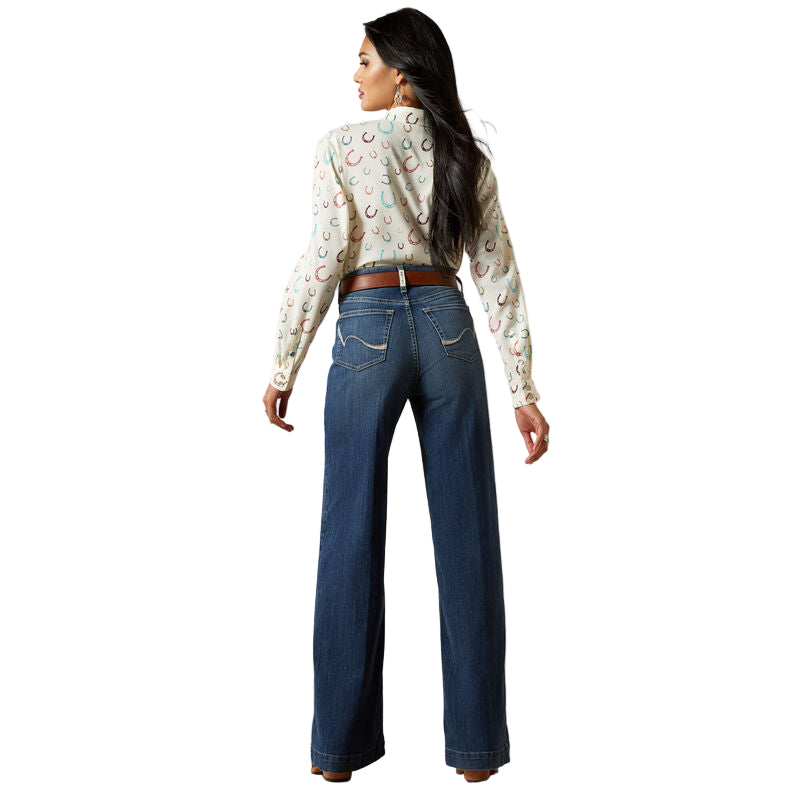 Women's Ariat Ultra High Rise Rosalie Wide Leg Jean 10061724