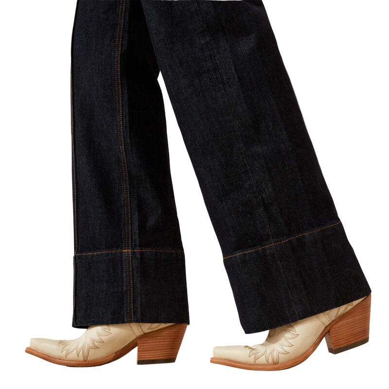 Women's Ariat Ultra High Rise Tomboy Western Utility Wide Leg Jean 10061760
