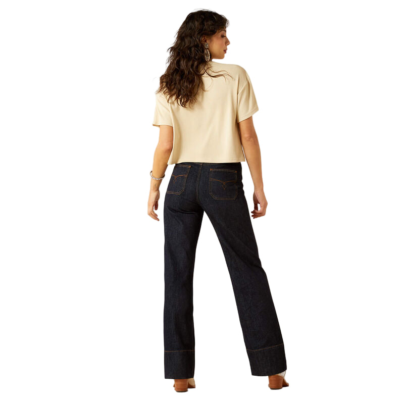 Women's Ariat Ultra High Rise Tomboy Western Utility Wide Leg Jean 10061760
