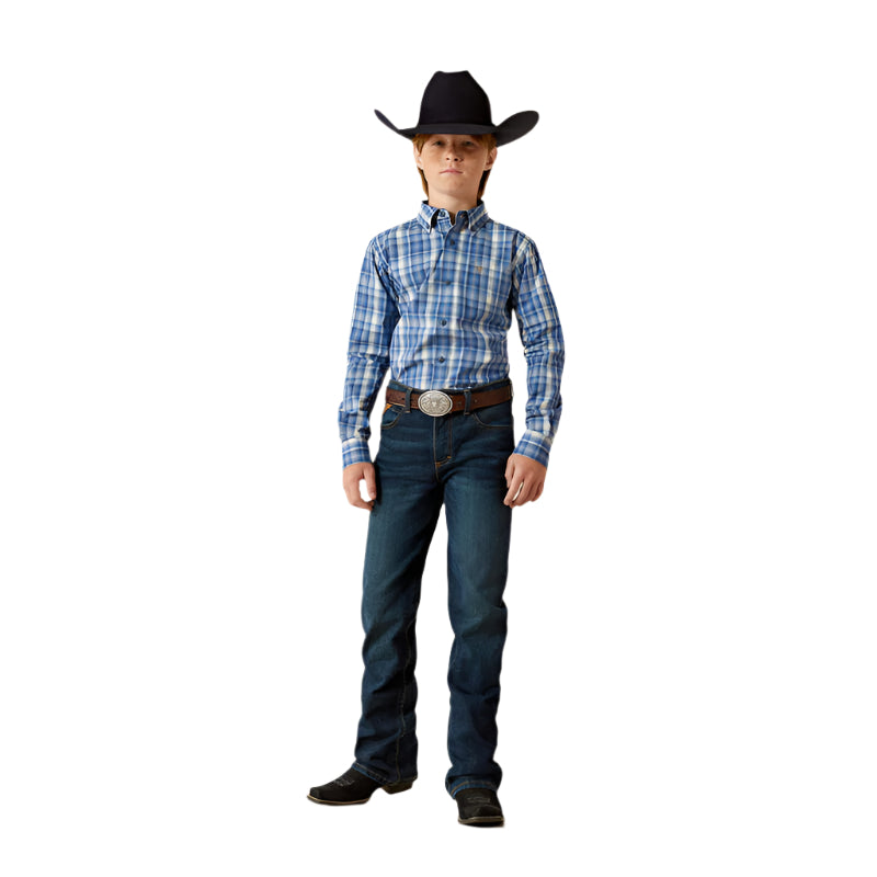 Boy's Ariat Pro Series Soloman Classic Fit Shirt 10062395 - Crazy House Western Wear