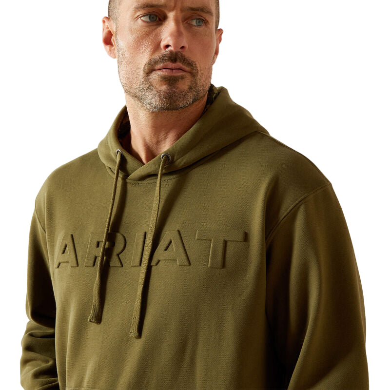 Men's Ariat Embossed Logo Hoodie 10062501