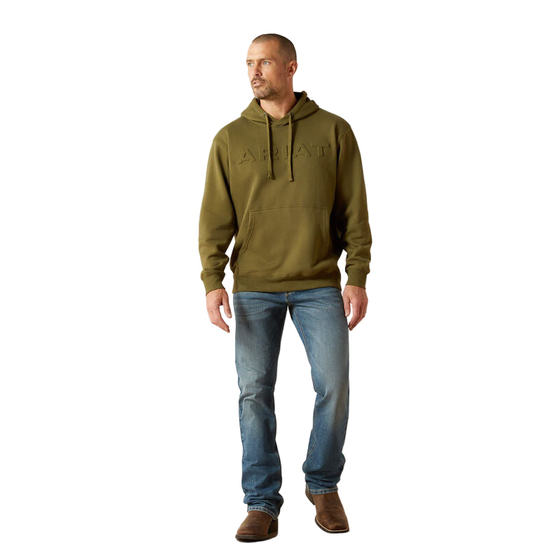 Men's Ariat Embossed Logo Hoodie 10062501