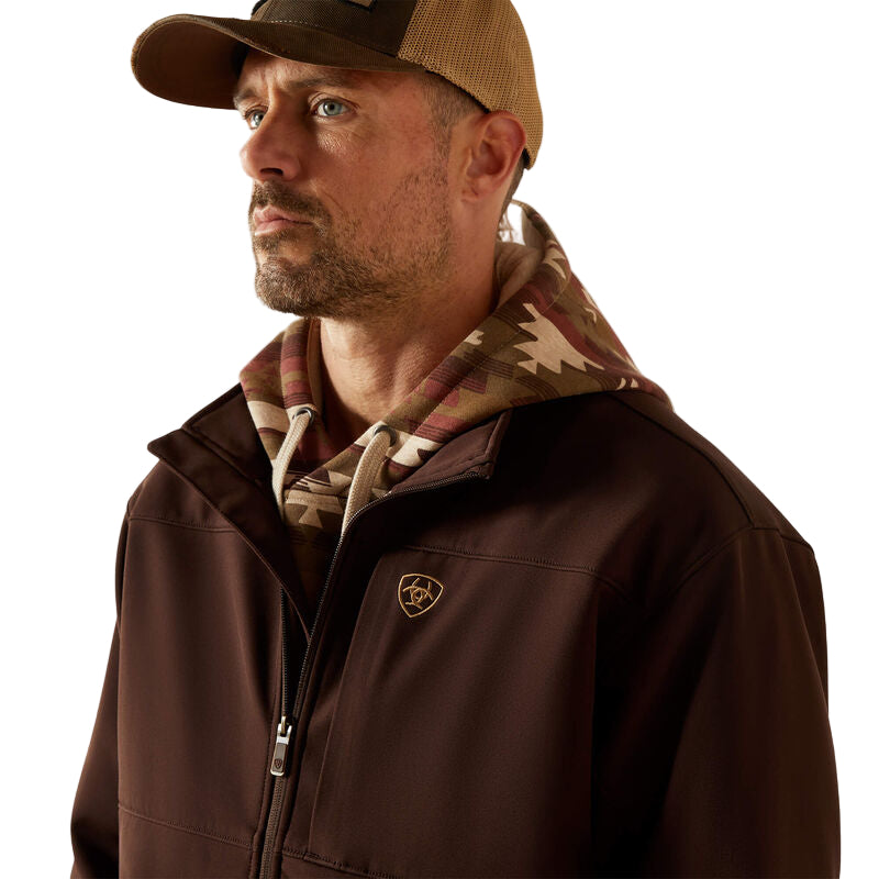 Men's Ariat Coffee Bean Vernon Softshell Jacket 10062597