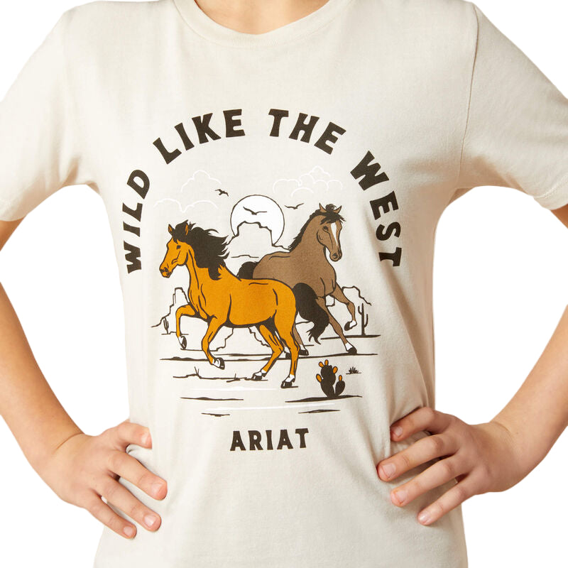 Girl's Ariat Wild Like the West T-Shirt 10063752