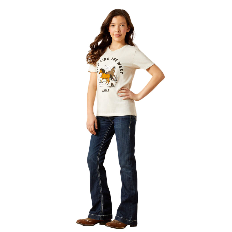 Girl's Ariat Wild Like the West T-Shirt 10063752