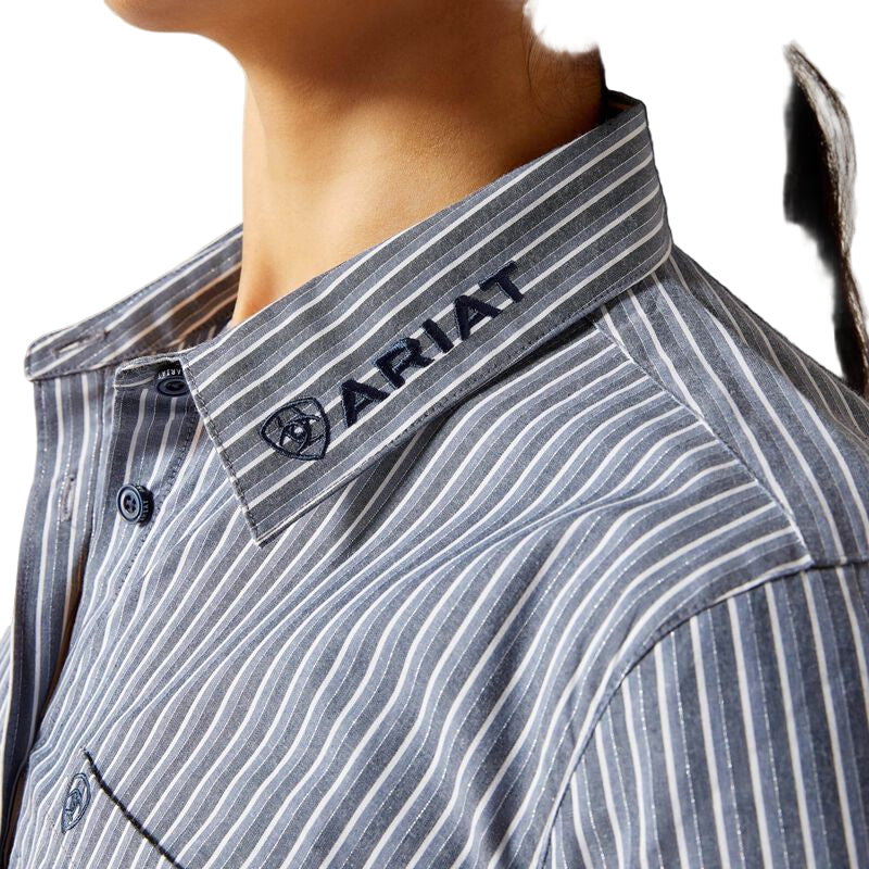 Women's Ariat Blue Striped Kirby Shirt