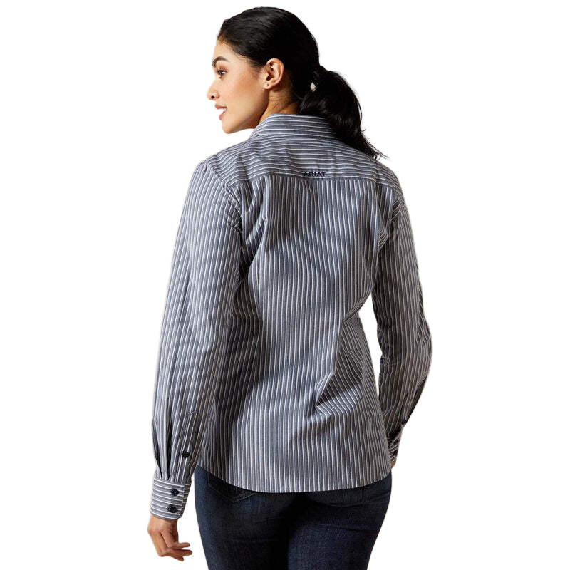 Women's Ariat Blue Striped Kirby Shirt