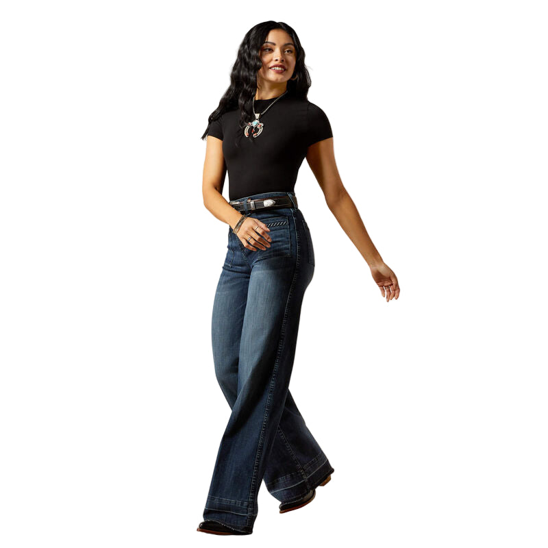 Women's Ariat Ultra High Rise Jill Wide Leg Jean 10065915