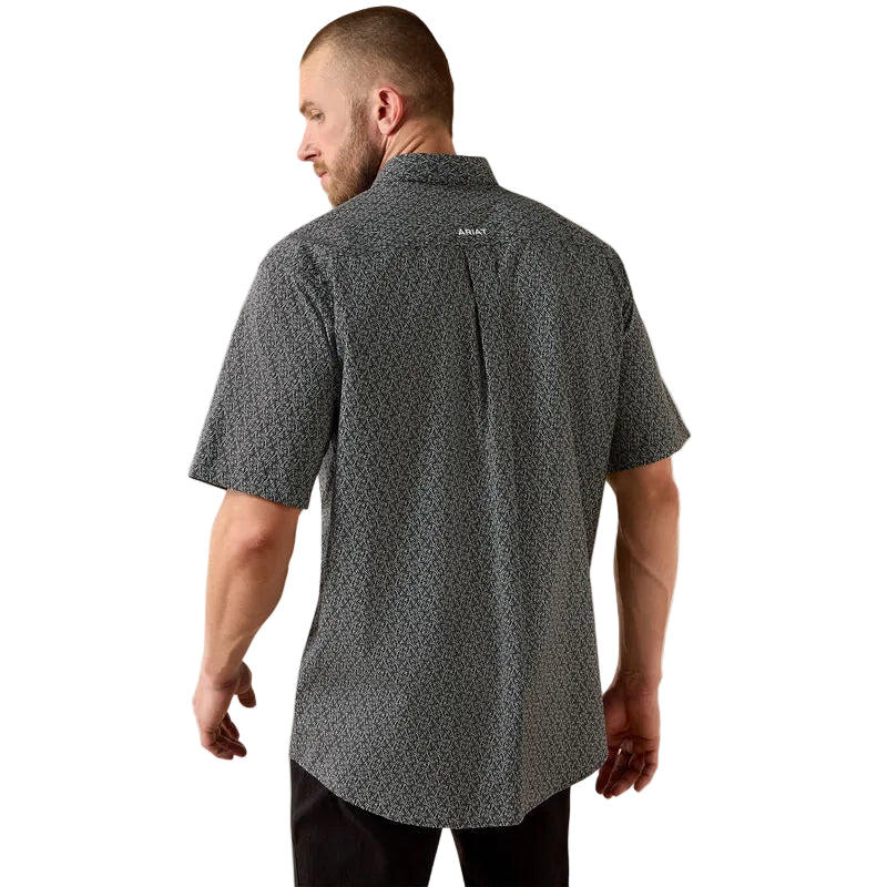 Men's Ariat Black Tossed Vines Tru Classic Fit Shirt 10071035