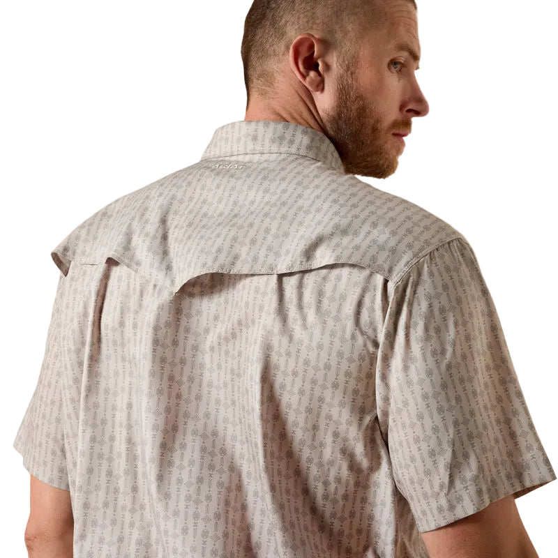 Men's Ariat Printed Western VentTEK Classic Fit Snap Shirt 10071045