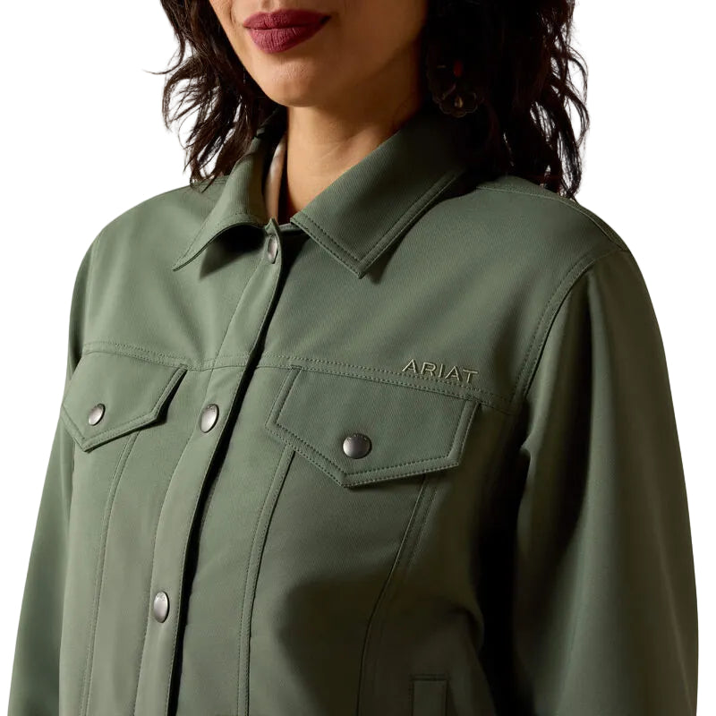Women's Ariat Duck Green Wagoner Lightweight Jacket 10071121