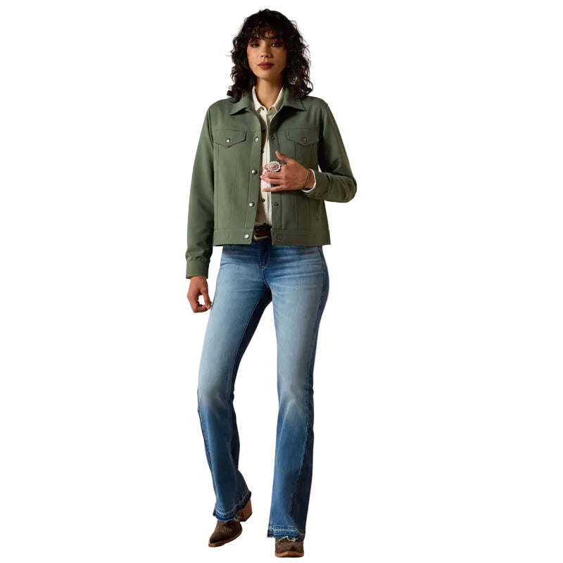 Women's Ariat Duck Green Wagoner Lightweight Jacket 10071121