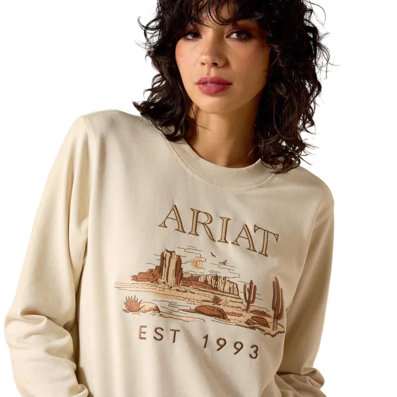 Women's Ariat Summer Sand Essential Crew Sweatshirt 10071166