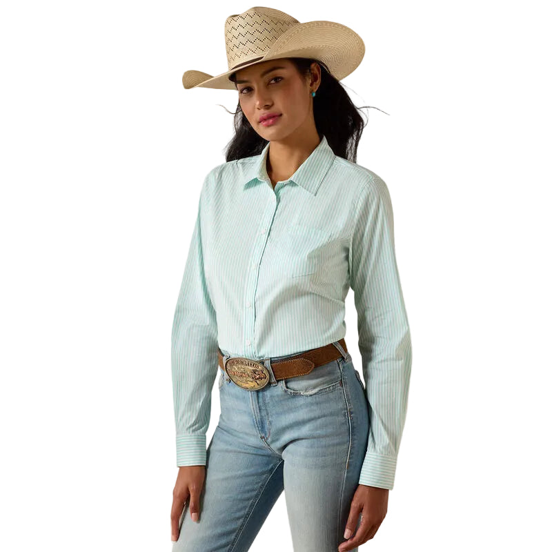 Women's Ariat Holiday Stripe Kirby Shirt 10071418