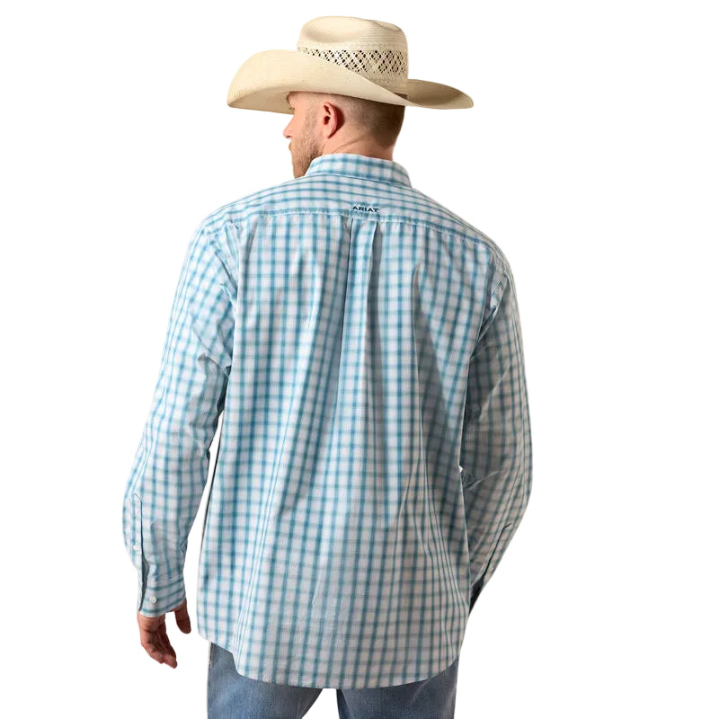 Men's Ariat Corsair Plaid Pro Series John Classic Fit Shirt 10071588