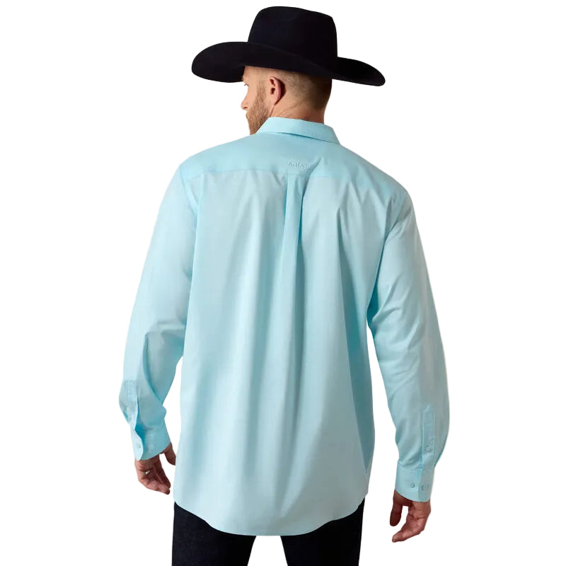 Men's Ariat Crystal Blue Everything Classic Fit Shirt 10072735