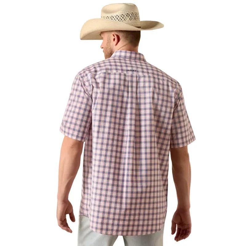 Men's Ariat Key Largo Multi Plaid Pro Series Nathan Classic Fit Shirt 10073599