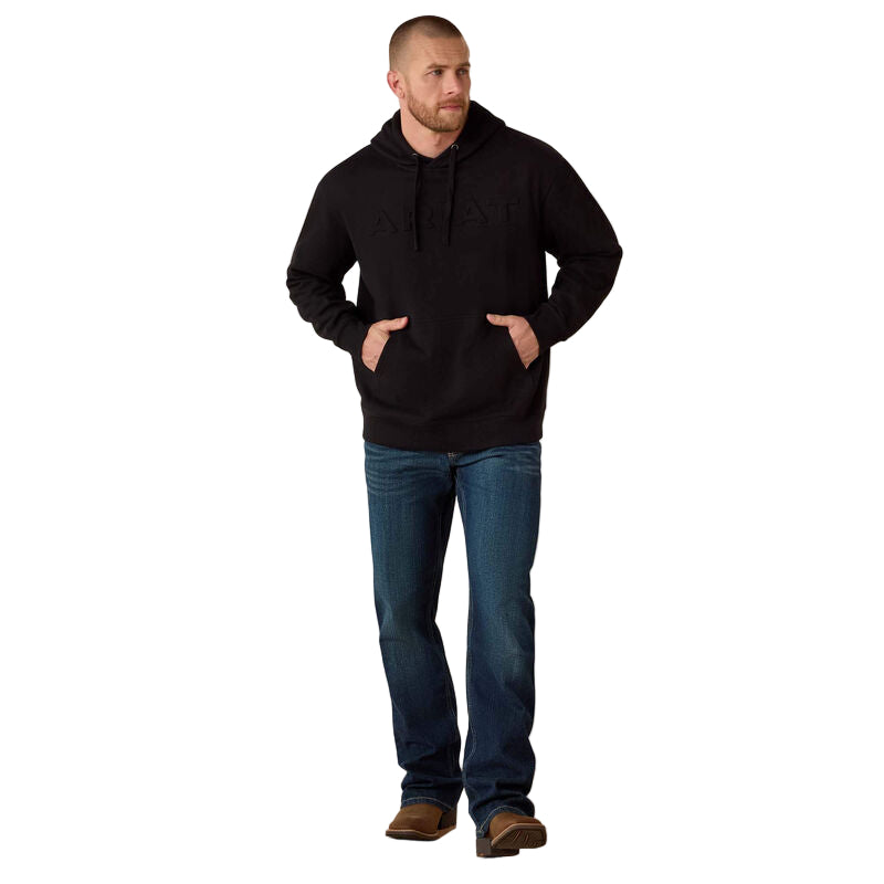 Men's Ariat Embossed Logo Hoodie