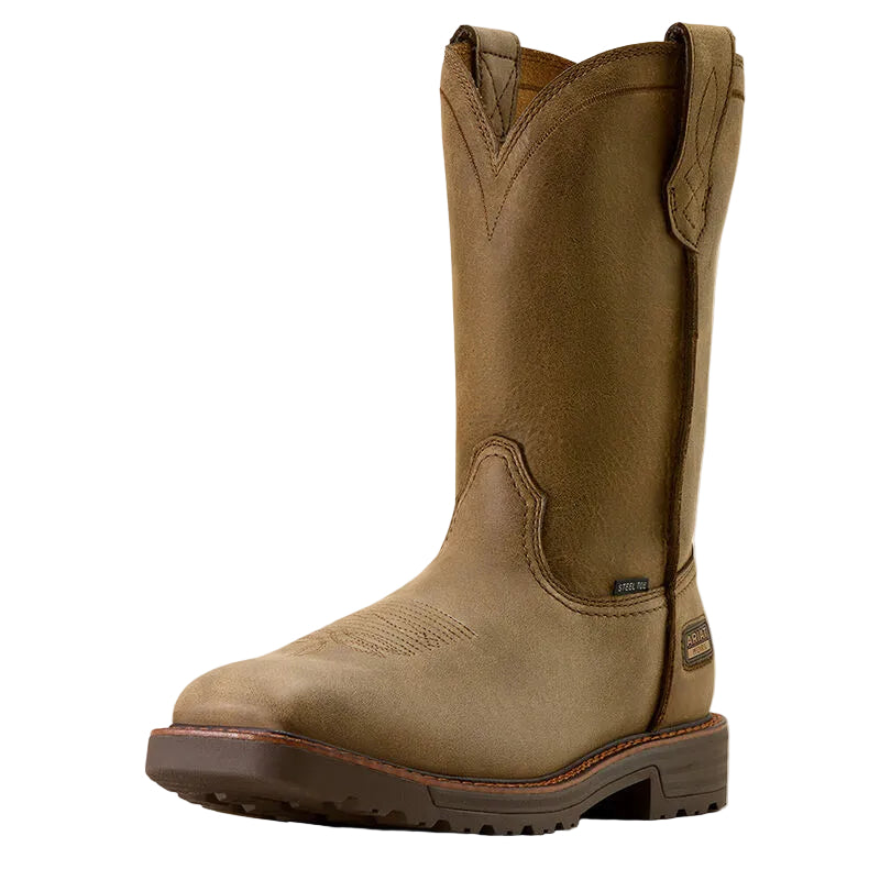 Men's Ariat Brown Bomber Activator Wide Square Toe Steel Toe Work Boot 10074291