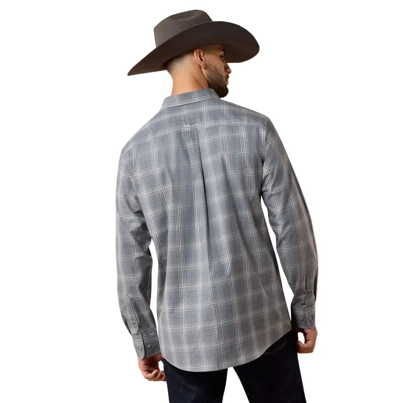 Ariat Men's Quite Shade Plaid Pro Series Wilber Classic Fit Shirt 10079284