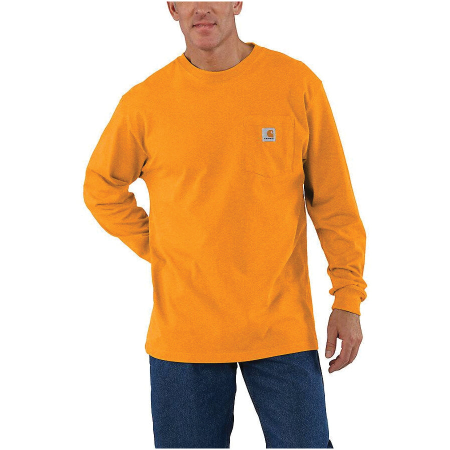 Men's Carhartt Loose Fit Long Sleeve Pocket Shirt K126-Q90 - Crazy House Western Wear
