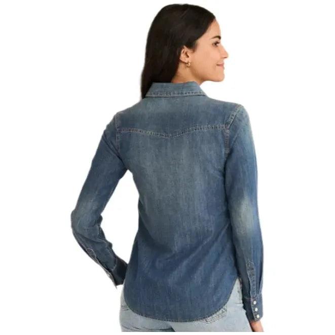 Women's Pendleton Chambray Gambler Shirt TM502-69805 - Crazy House Western Wear