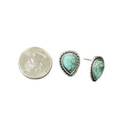 Women's Isac 13mm Drop Turquoise Stud Earrings
