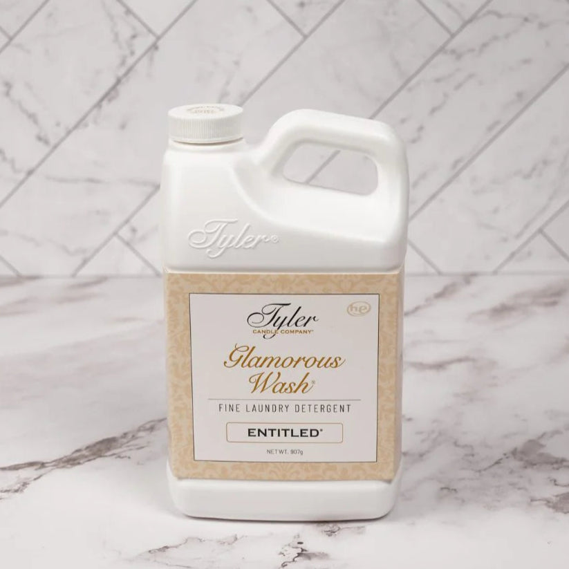Tyler Candle Company 32 oz. Glamorous Wash Laundry Detergent - Entitled