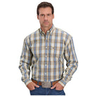 Men's Stetson Long Sleeve 1 Pocket Plaid Shirt 11-001-0579-5029 - Crazy House Western Wear