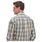 Men's Stetson Long Sleeve 1 Pocket Plaid Shirt 11-001-0579-5029 - Crazy House Western Wear