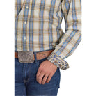 Men's Stetson Long Sleeve 1 Pocket Plaid Shirt 11-001-0579-5029 - Crazy House Western Wear