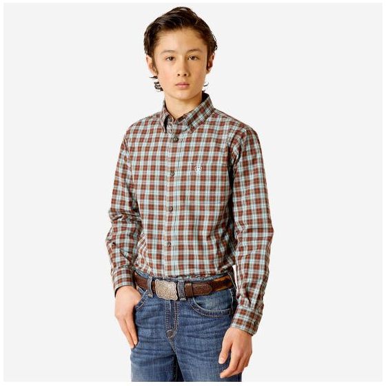 Boy's Ariat Pro Brett Shirt 10046434 - Crazy House Western Wear