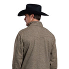 Men's Stetson Honey Comb Knit Quarter Zip Sweatshirt