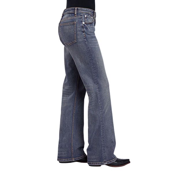 Women's Stetson Midrise Loose Fit Boot Cut Jeans