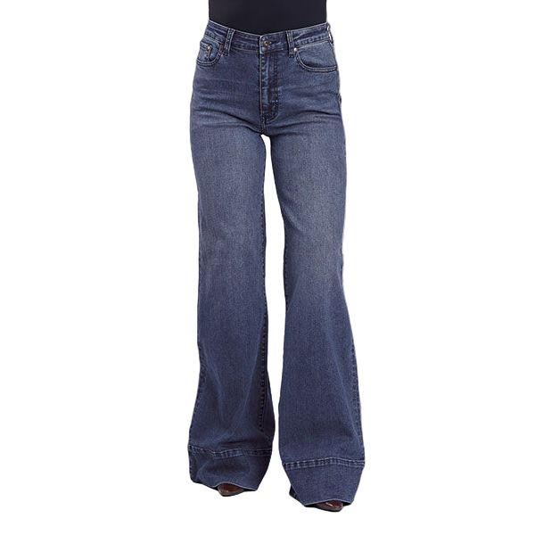 Women's Stetson High Rise Wide Leg Fit Jeans 11-054-0751-0203