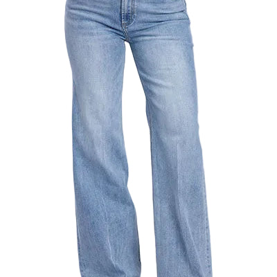 Stetson Women's Medium Wash High Rise Wide Leg Jeans 11-054-0751-0207