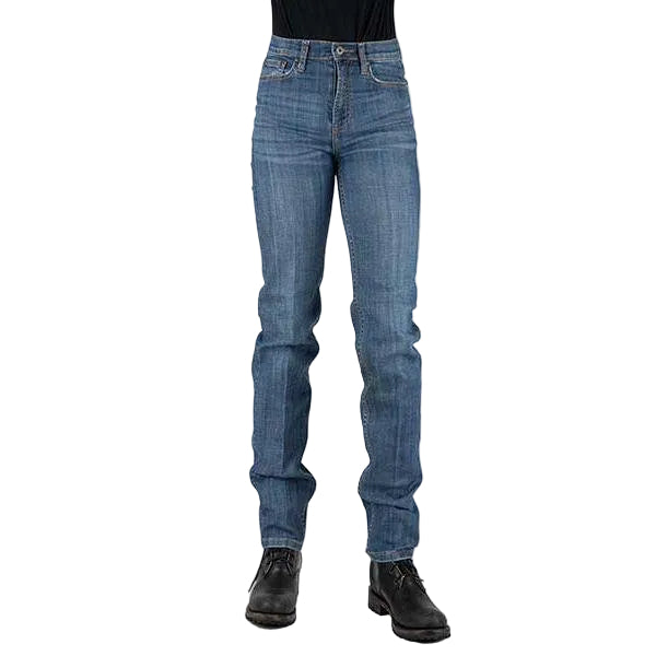 Women's Stetson 915 High Rise Straight Jean 11-054-0915-3002 - Crazy House Western Wear