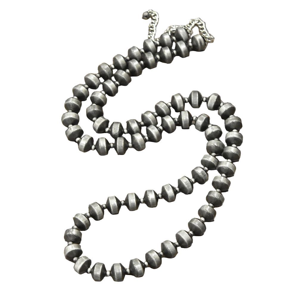 Women's Isac Handmade Rondelle Navajo Bead Necklace