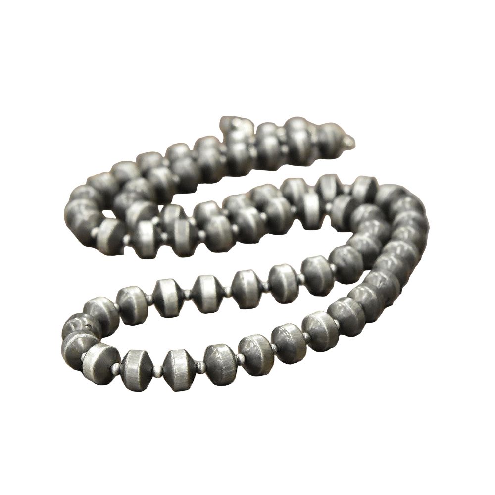 Women's Isac Handmade Rondelle Navajo Bead Necklace