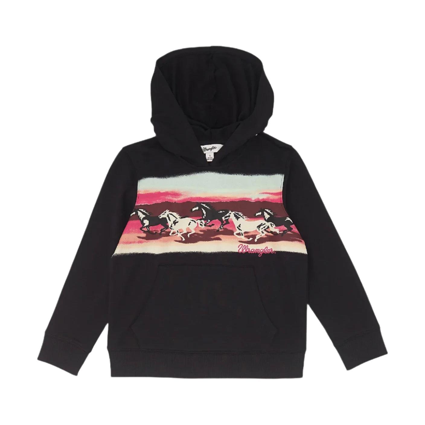 Girl's Wrangler Graphic Pullover Hoodie 2355924 - Crazy House Western Wear