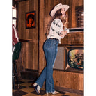 Women's Wrangler Bespoke High Rise Bootcut Jean 2359277 - Crazy House Western Wear