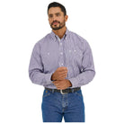 Men's Wrangler George Strait™ Long Sleeve Button Down Two Pocket Shirt 112365405 - Crazy House Western Wear