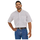 Men's Wrangler George Strait™ Short Sleeve One Pocket Button Down Shirt 112365409 - Crazy House Western Wear