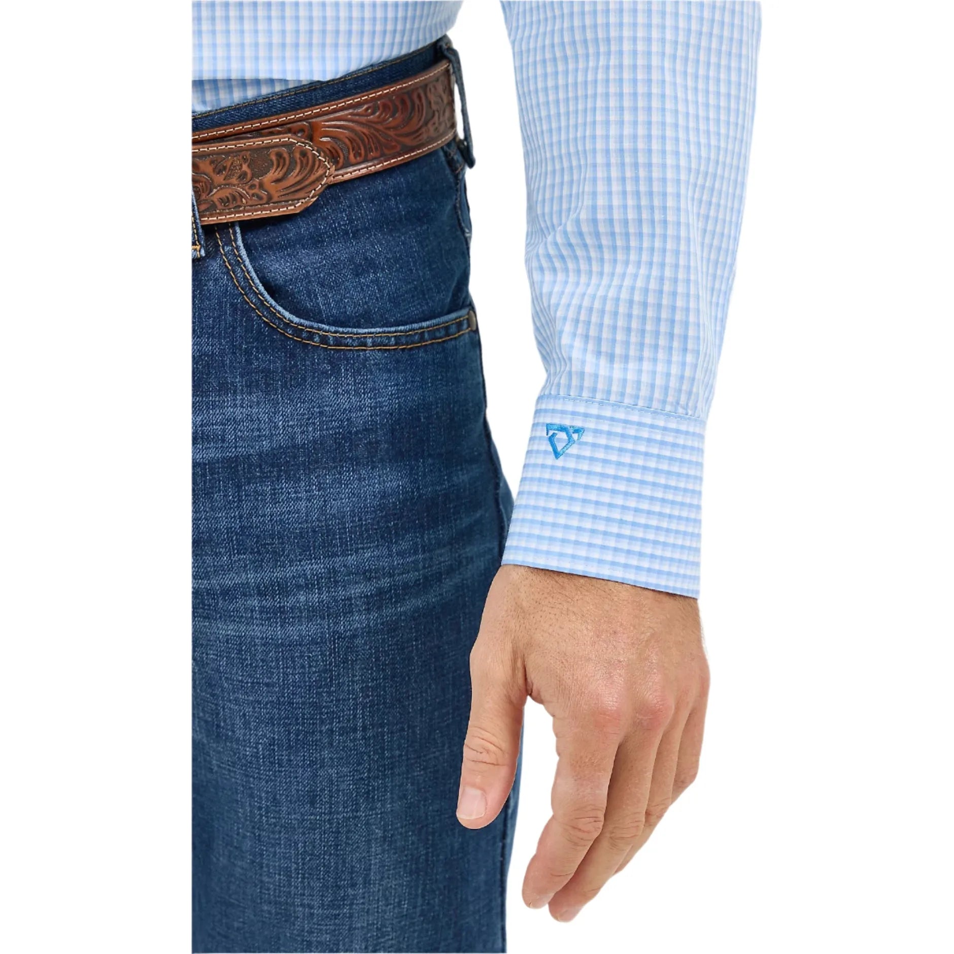 Men's Wrangler Cody Johnson One Pocket Button Down Shirt 112365621 - Crazy House Western Wear