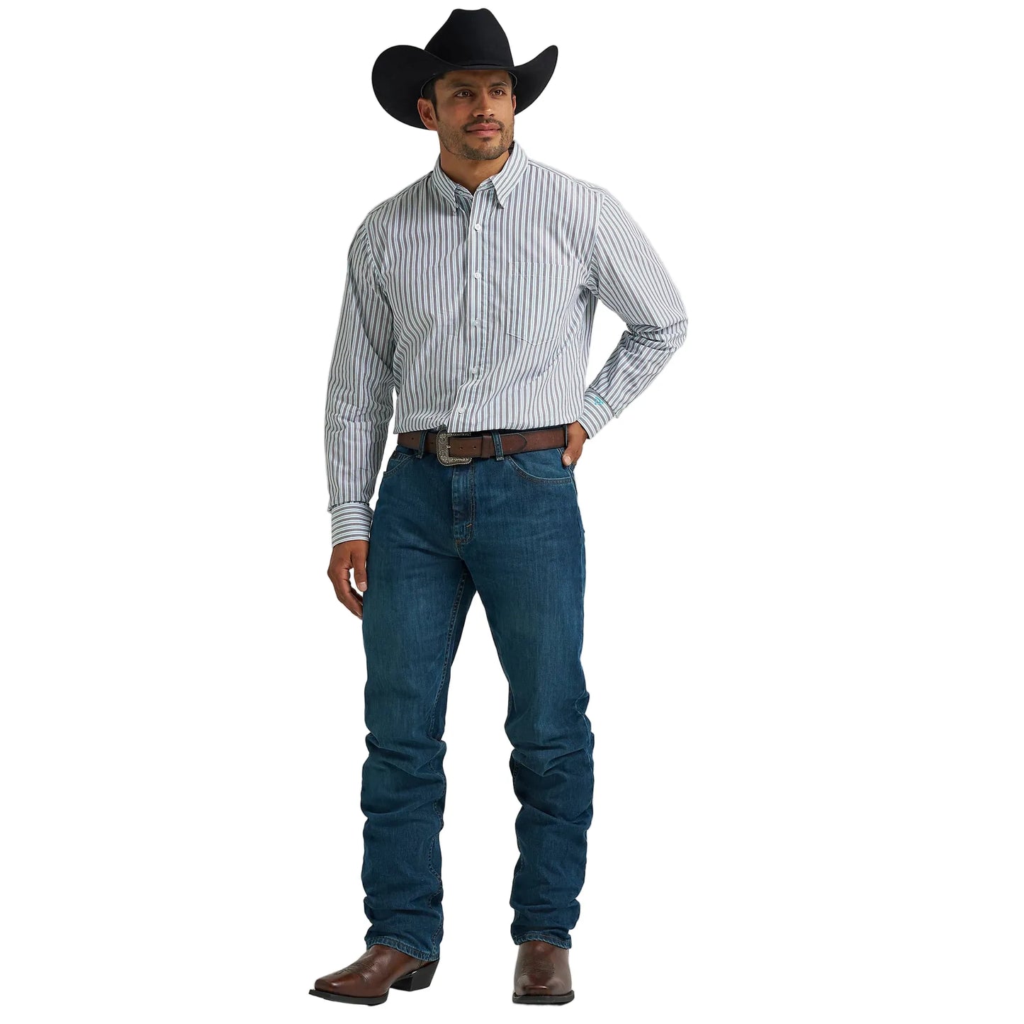 Men's Wrangler Cody Johnson One Pocket Button Down Shirt 112368042
